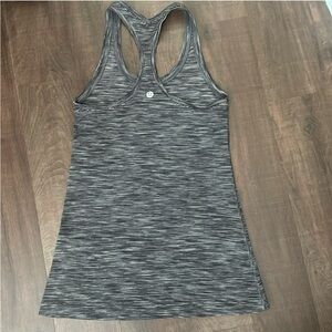 lululemon athletica Charcoal Racerback Tank Top